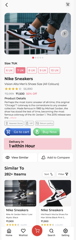 Ecommerce App screenshot 1