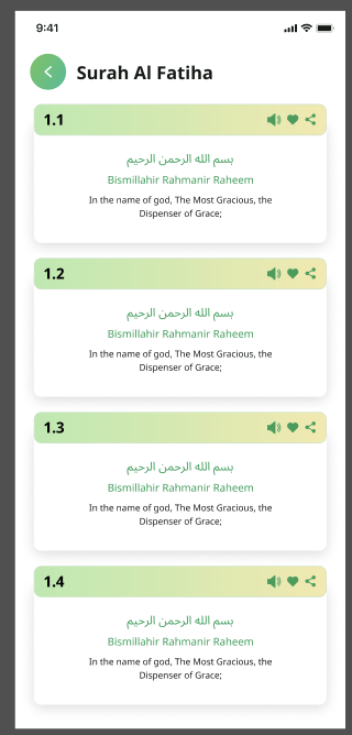 Quran App screenshot 2