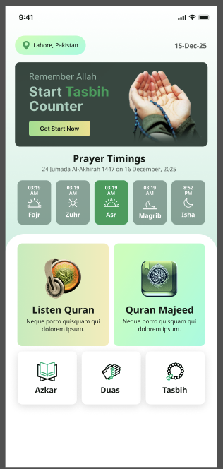 Quran App screenshot 4